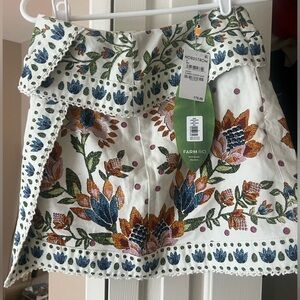 Farm Rio summer garden skirt